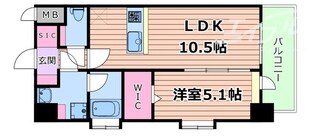 スプランディッド江坂Ⅲの物件間取画像